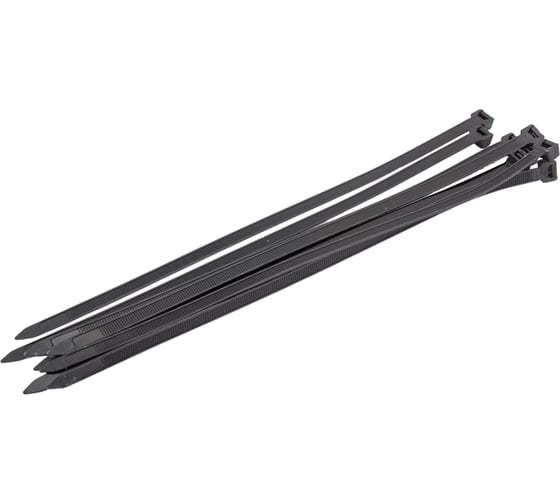 Нейлоновые стяжки FORTISFLEX НСС EasyFix 8х300 черный, 100 шт. 85708