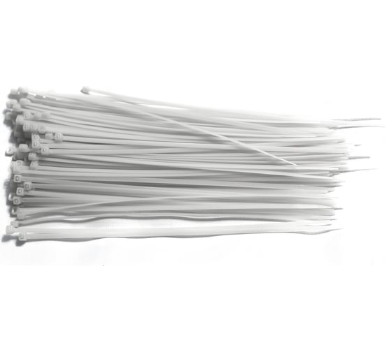 Кабельная стяжка KIT++ 3,6х250, белый, 100 шт. 312GR25 1