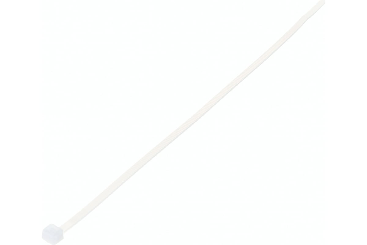 -стяжка для кабеля IEK ITK 3,6х200 мм, нейлон, белый, 100 шт. HKW .