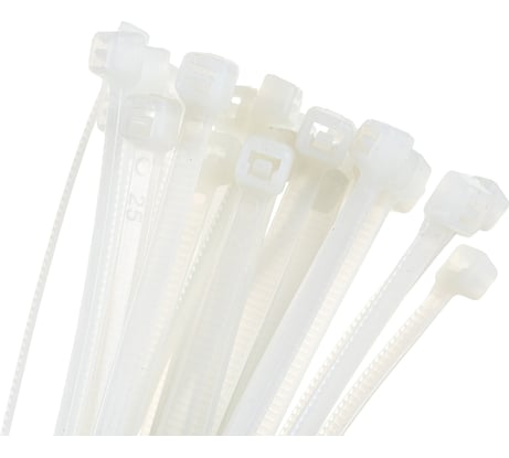 Нейлоновая хомут-стяжка Gigant 3,6х300 белый, 100 шт G/1/18