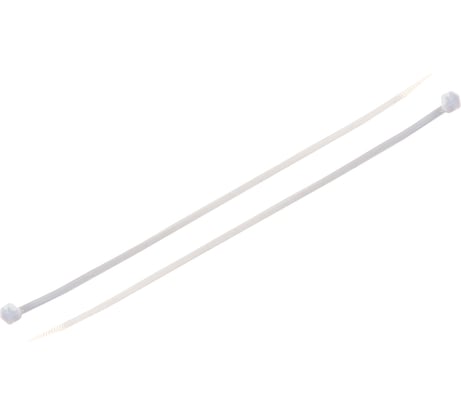 Нейлоновая хомут-стяжка Gigant 4,8х300 белый, 100 шт G/1/20