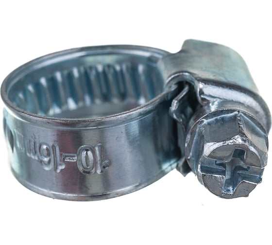 Червячный хомут оцинк Gigant 10-16 мм/9 W1, 25 шт G/1/25