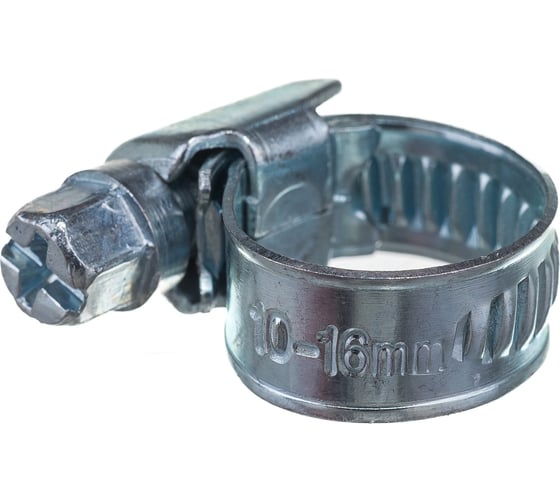 Червячный хомут оцинк Gigant 10-16 мм/9 W1, 25 шт G/1/25