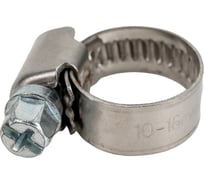 Червячный хомут нерж Gigant 10-16 мм/9 W2, 25 шт G/1/39