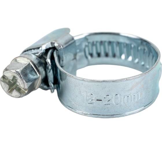Червячный хомут оцинк Gigant 12-20 мм/9 W1, 25 шт G/1/26