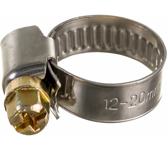 Червячный хомут нерж Gigant 12-20 мм/9 W2, 25 шт G/1/40