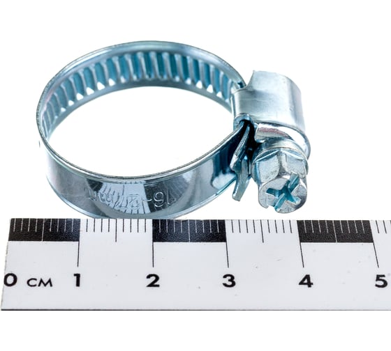 Червячный хомут оцинк Gigant 16-27 мм/9 W1, 25 шт G/1/29