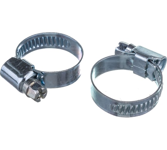 Червячный хомут оцинк Gigant 16-25 мм/9 W1, 25 шт G/1/28
