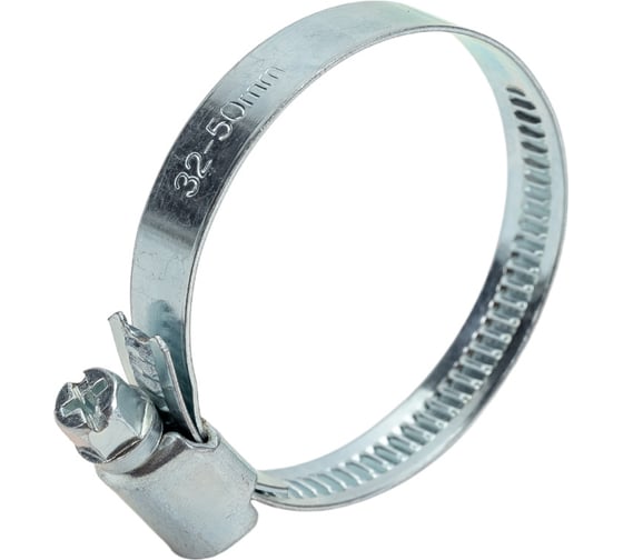 Червячный хомут оцинк Gigant 32-50 мм/9 W1, 25 шт G/1/33