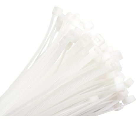 Кабельная стяжка АБК-СИЛА 4,8х300, белая, 100 шт. 11052033