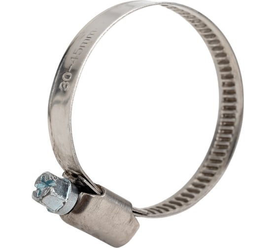 Червячный хомут нерж Gigant 30-45 мм/9 W2, 25 шт G/1/46