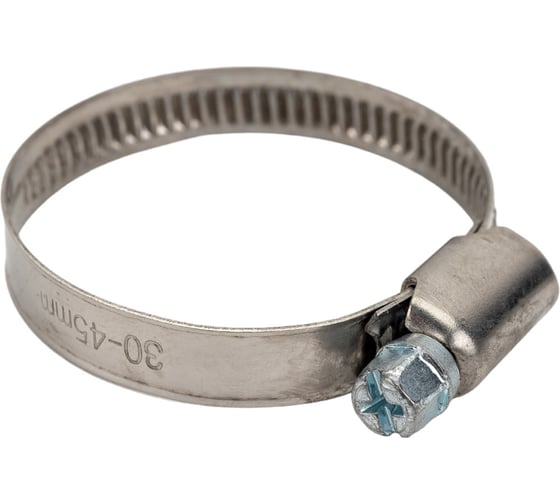 Червячный хомут нерж Gigant 30-45 мм/9 W2, 25 шт G/1/46