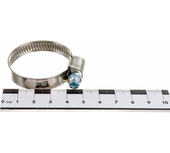 Червячный хомут нерж Gigant 25-40 мм/9 W2, 25 шт G/1/45