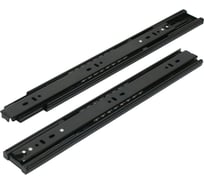 Направляющие шариковые с доводчиком StahlBuro (2 шт.) 45-400 /16/ черный 16340