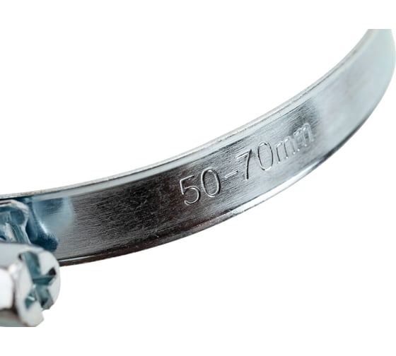 Червячный хомут оцинк Gigant 50-70 мм/9 W1, 25 шт G/1/35