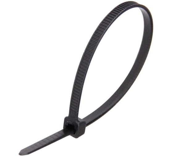 Стяжка (хомут) кабельная I-Group нейлон черный 4,8х200, 20 уп. по 100 шт. 748200Г 1