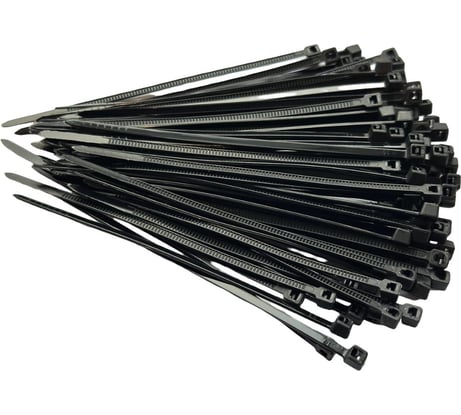 Стяжка (хомут) кабельная I-GROUP нейлон черный (100штук/уп.) 7,6х400 776400
