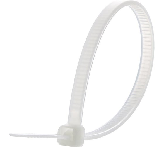 Стяжка (хомут) кабельная I-Group нейлон белый 3,6х200, 25 уп. по 100 шт. 636200Г 1