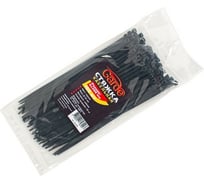 Пластмассовый ленточный хомут GARDE 4х200 мм, черный, 100 шт. BL4200