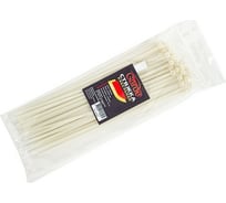 Пластмассовый ленточный хомут GARDE 8х400 мм, белый, 100 шт. WT8400