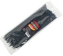 Пластмассовый ленточный хомут GARDE 5х300 мм, черный, 100 шт. BL5300