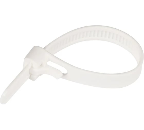 Хомут-стяжка Промрукав многоразовая 200х7,5мм, прозрачная, 50шт PR08.29313 1