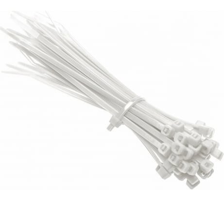 Хомут для стяжки пластиковый Turbosky CT-10W 2.5×100 (белый), 500 шт 680
