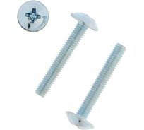 Винт для крепления ручки ТУНДРА М4x25 мм, цинк, 10 шт. 7156674