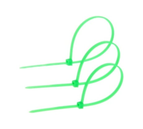 Нейлоновый хомут для стяжки ТУНДРА 3.6х200 мм, зеленый, в упаковке 100 шт. 2393894