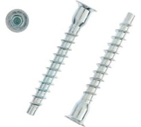 Шурупная стяжка TUNDRA 6.3x50, HEX, белый цинк, 15 шт. 7156695