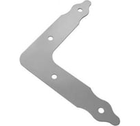 Уголок DOMART фигурный 250x250 серый металлик 4620007781717