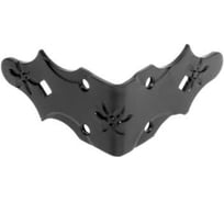 Уголок DOMART крепежный внешний 90x90x50 /кованый/ черный серия Кострома 4660046006075