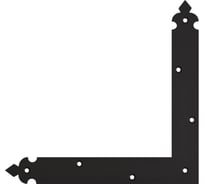 Уголок DOMART "Готика" 250x250x35 черный 4660046021573