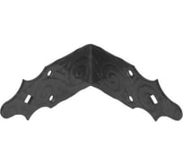 Уголок DOMART крепежный 120x120x50 /кованый/ черный серия Ярославль 4660046005979