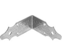 Уголок DOMART крепежный 120x120x50 /кованый/ черненое серебро серия Суздаль 4660046005948