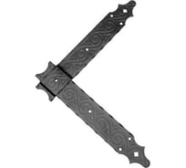 Уголок DOMART фигурный 300x300x50 /кованый/ черный серия Ярославль 4660046006495