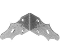 Уголок DOMART крепежный 90x90x50 /кованый/ черненое серебро серия Суздаль 4660046005887