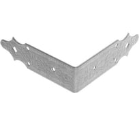 Уголок DOMART крепежный внешний 170x170x50 /кованый/ черненое серебро серия Суздаль 4660046006228