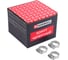 Хомут червячный MARSHALL 12-22 мм (оцинкованная сталь; кратность - 100 шт) MR4103 1