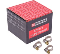 Хомут червячный MARSHALL 10-16 мм (нержавеющая сталь; кратность - 100 шт) MR4202