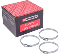 Хомут червячный MARSHALL 70-90 мм (оцинкованная сталь; кратность - 25 шт) MR4112