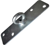 Потолочный кронштейн-подвес Левша прямоугольный 200х50х4, цинк У5-2120.Ц