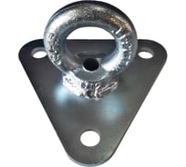 Потолочный кронштейн-подвес Левша треугольный 110х4, цинк У5-2130.Ц