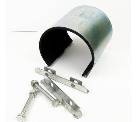 Ремонтный хомут ДТРД оцинк. краб 3-1/2" Дн 101-110, шир. 150 17009