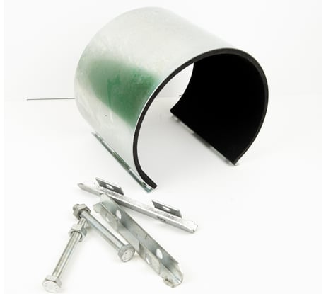 Ремонтный хомут ДТРД оцинк. краб 5" Дн 133-146, шир. 150 17011