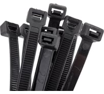 Нейлоновые стяжки Промрукав 7,6х500, черные, 100 шт. PR08.3084