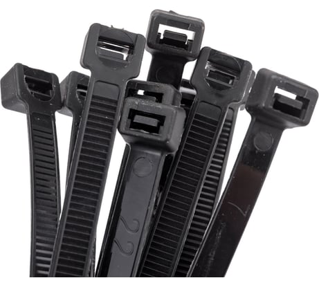 Нейлоновые стяжки Промрукав 7,6х500, черные, 100 шт. PR08.3084