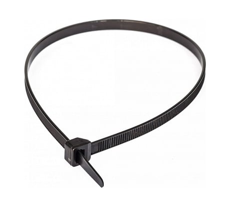 Нейлоновые стяжки Промрукав 3,6х300, черные, 100 шт. PR08.3070