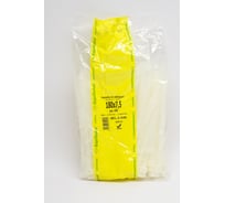 Стяжки натурального цвета SapiSelco 7.5х180 мм, полиамид 6.6, уп. 100 шт. SEL.2.430R