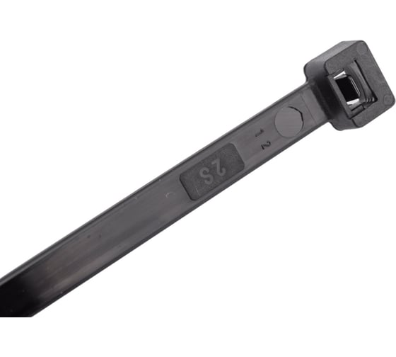 Стяжки черного цвета SapiSelco 7.5х240 мм, полиамид 6.6, уп. 100 шт. SEL.3.431R